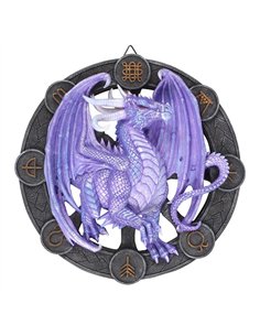 Samhain Dragon Resin Wall Plaque by Anne Stokes AS_57523