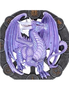 Samhain Dragon Resin Wall Plaque by Anne Stokes AS_57523 2