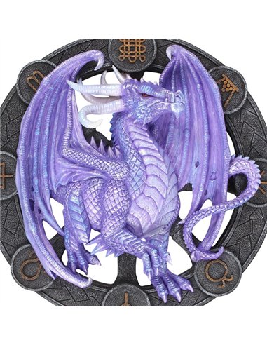 Samhain Dragon Resin Wall Plaque by Anne Stokes AS_57523