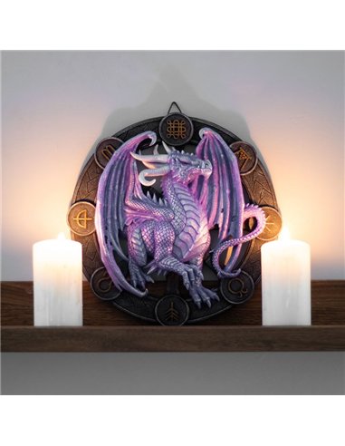 Samhain Dragon Resin Wall Plaque by Anne Stokes AS_57523