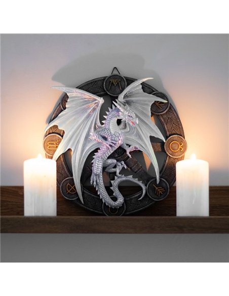 Yule Dragon Resin Wall Plaque by Anne Stokes AS_57623 - pic 140259 | FastDaddyshop