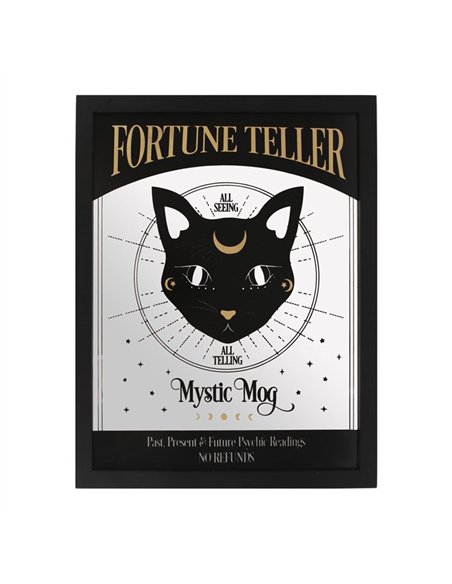 Mystic Mog Mirrored Wall Hanging MY_12623 - pic 140302 | FastDaddyshop