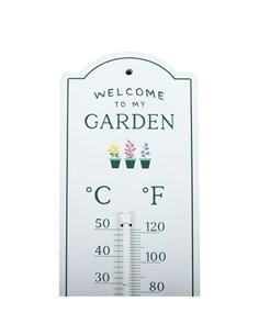 Welcome to My Garden Wall Thermometer PT_09924 2