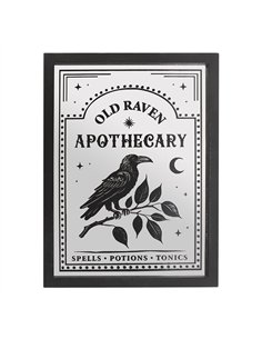 Old Raven Apothecary Mirrored Wall Art RV_92425