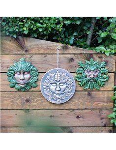 Green Goddess Resin Wall Plaque SP_07923 2