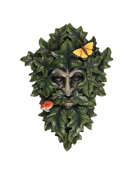 29x21cm Leafy Green Man Wall Plaque TM_53538 - pic 140326 | FastDaddyshop