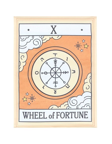The Wheel of Fortune Vintage Tarot Wall Hanging VT_08926 - pic 140340 | FastDaddyshop