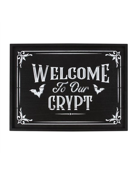 Welcome To Our Crypt Wall Plaque VV_91522 - pic 140346 | FastDaddyshop