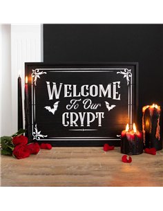 Welcome To Our Crypt Wall Plaque VV_91522 2