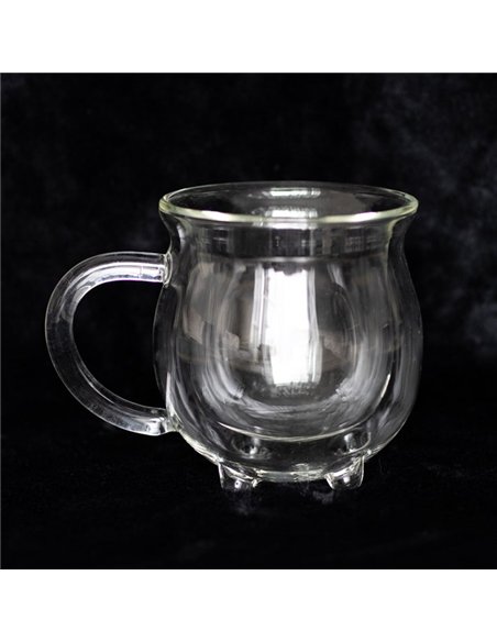 Clear Double Walled Glass Cauldron Mug WT_65523 - pic 140349 | FastDaddyshop