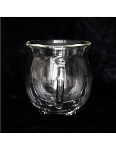 Clear Double Walled Glass Cauldron Mug WT_65523 2