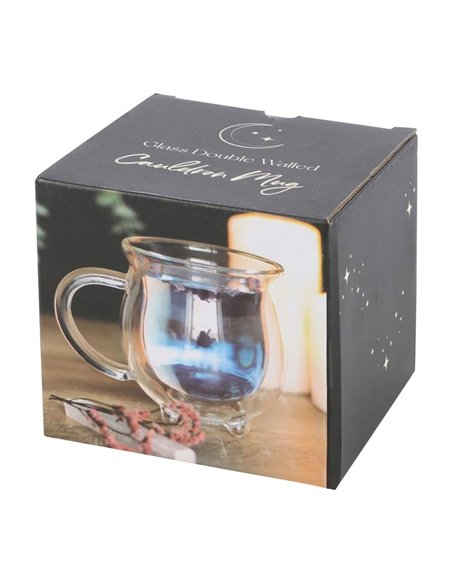 Clear Double Walled Glass Cauldron Mug WT_65523 - pic 140352 | FastDaddyshop