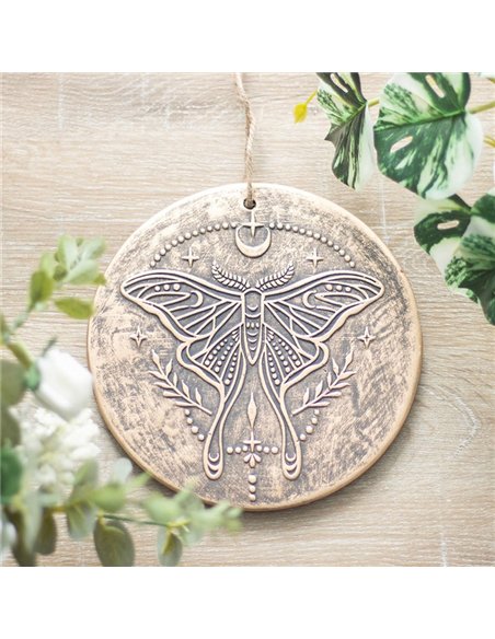 Luna Moth Terracotta Plaque LL_20125 - pic 140371 | FastDaddyshop