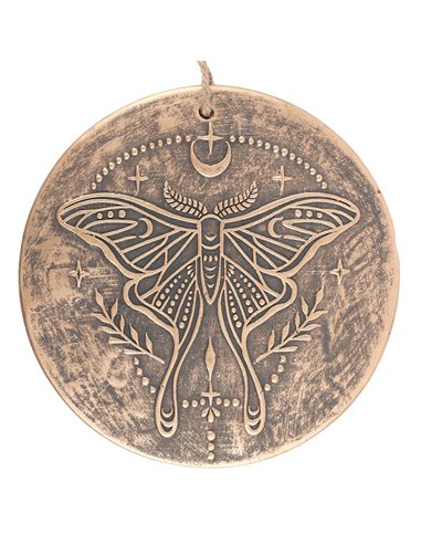 Luna Moth Terracotta Plaque LL_20125