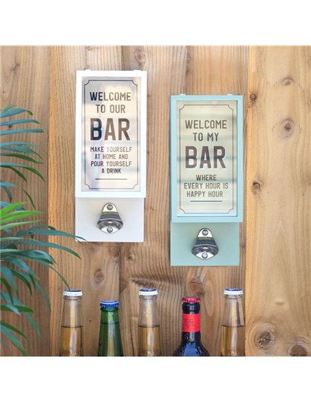 Green Garden Bar Bottle Opener Plaque OU_12831 - pic 140394 | FastDaddyshop