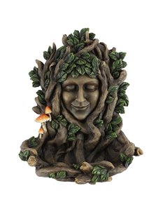 Green Goddess Bird Feeder Hanging Plaque  TM_36230