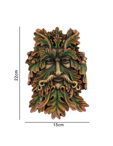 Green Man Face Plaque TM_36417
