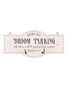 Broom Parking Wall Hook Sign BS_14023