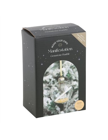 Citrine Manifestation Christmas Bauble Kit CM_70024