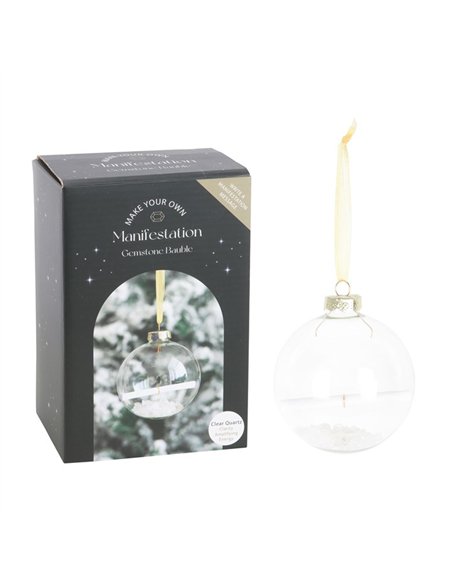 Clear Quartz Manifestation Christmas Bauble Kit CM_70124 - pic 140418 | FastDaddyshop