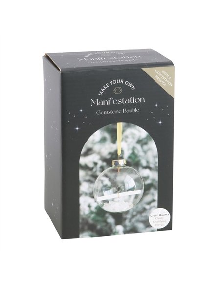 Clear Quartz Manifestation Christmas Bauble Kit CM_70124 - pic 140421 | FastDaddyshop