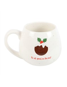 All Good in the Pud Rounded Christmas Mug CP_61824