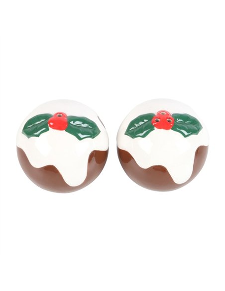 Christmas Pudding Salt and Pepper Shakers CP_62224 - pic 140441 | FastDaddyshop