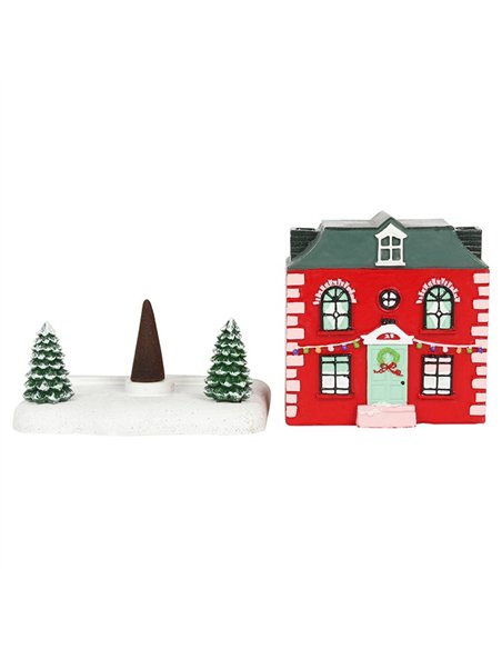 Christmas House Incense Cone Burner CR_01320 - pic 140445 | FastDaddyshop