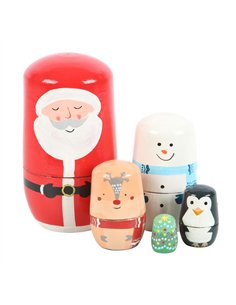 Christmas Russian Nesting Doll Set CR_66524