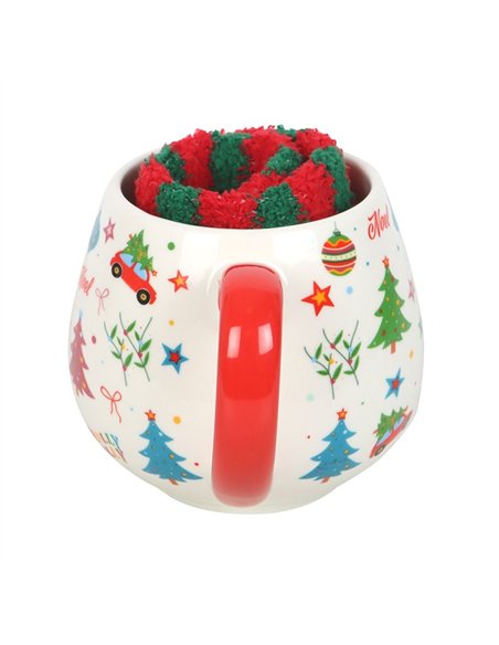 Nostalgic Christmas Print Mug and Socks Set NC_10226 - pic 140487 | FastDaddyshop