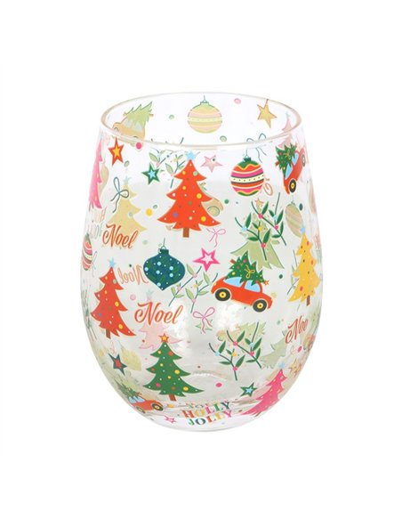 Nostalgic Christmas Print Stemless Glass NC_10526 - pic 140497 | FastDaddyshop