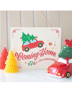 Coming Home for Christmas Hanging Sign NC_11926 2
