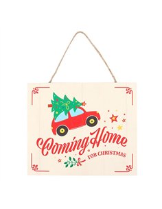 Coming Home for Christmas Hanging Sign NC_11926