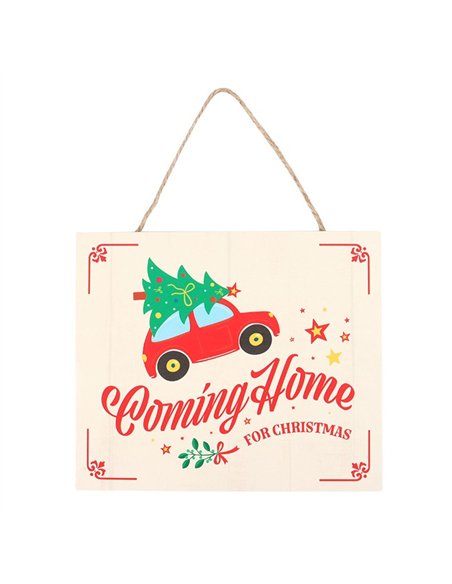 Coming Home for Christmas Hanging Sign NC_11926 - pic 140504 | FastDaddyshop
