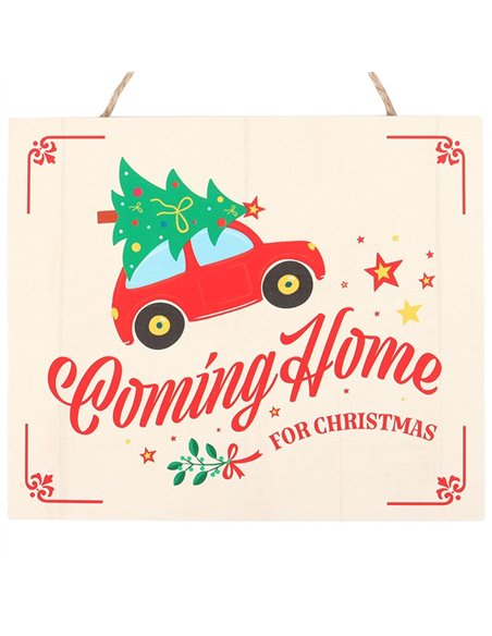 Coming Home for Christmas Hanging Sign NC_11926 - pic 140505 | FastDaddyshop