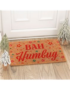 Natural Bah Humbug Christmas Doormat NC_13626 2