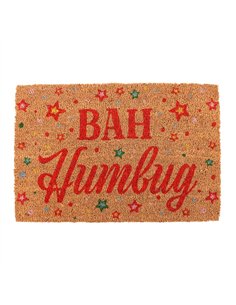 Natural Bah Humbug Christmas Doormat NC_13626