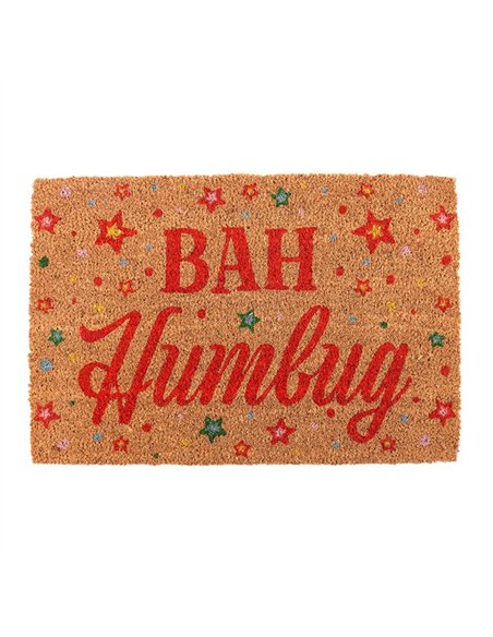 Natural Bah Humbug Christmas Doormat NC_13626 - pic 140518 | FastDaddyshop