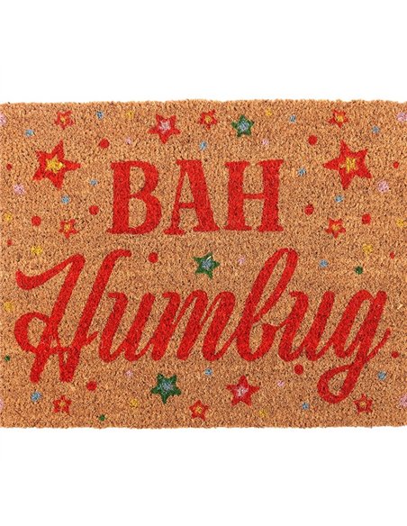 Natural Bah Humbug Christmas Doormat NC_13626 - pic 140519 | FastDaddyshop