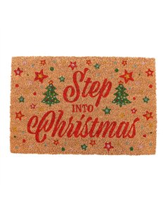 Natural Step Into Christmas Doormat NC_13726