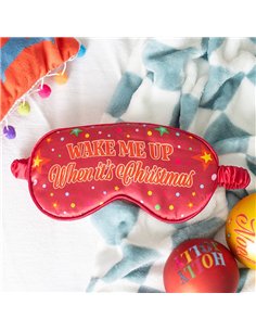 Wake Me Up When It’s Christmas Satin Sleep Mask NC_42326 2