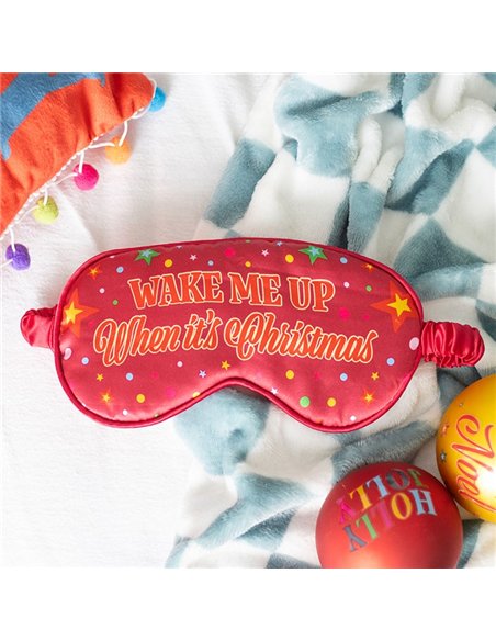 Wake Me Up When It’s Christmas Satin Sleep Mask NC_42326 - pic 140524 | FastDaddyshop