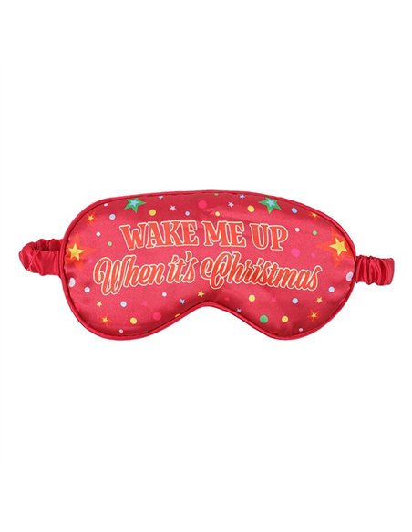 Wake Me Up When It’s Christmas Satin Sleep Mask NC_42326 - pic 140525 | FastDaddyshop