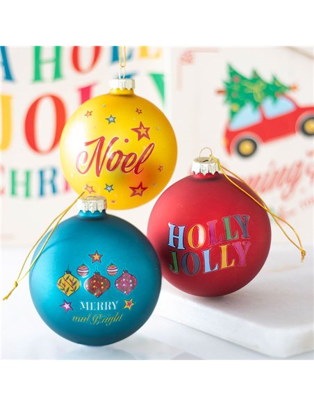 Set of 3 Nostalgic Christmas Glass Baubles NC_42426 - pic 140527 | FastDaddyshop