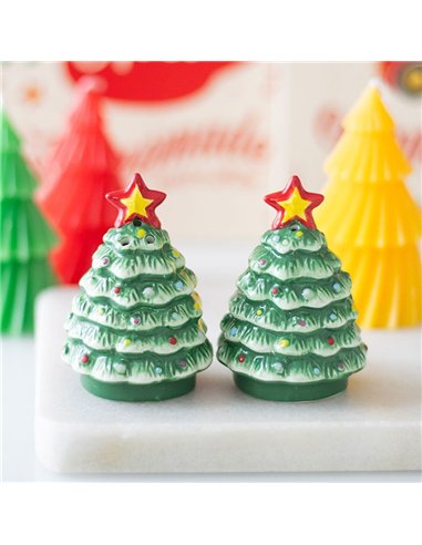 Nostalgic Christmas Trees Salt & Pepper Shakers NC_42626