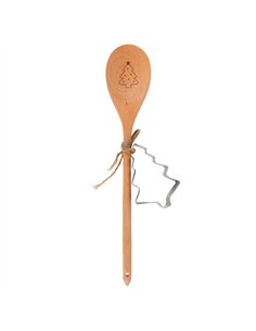 Christmas Tree Wooden Spoon Baking Set NP_76723