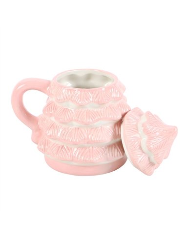 Pink Christmas Tree Shaped Mug SF_71924
