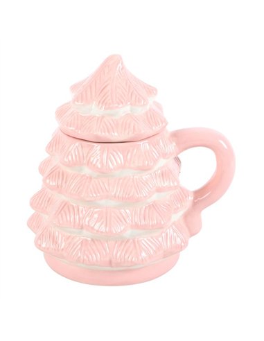 Pink Christmas Tree Shaped Mug SF_71924