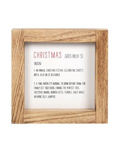 Christmas Definition Wooden Sign TD_58923