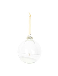 Christmas Wish Hanging Glass Bauble  TD_98124